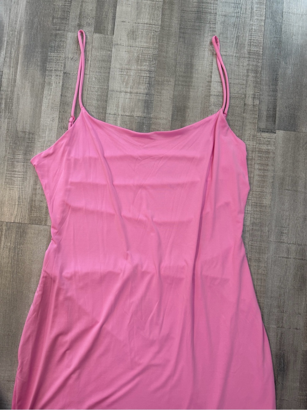 Fashion Nova Gabi Double Lined Mini Dress Pink 3X Strappy Back NWT